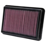 (image for) K&N 05-11 Nissan Navara 2.5L L4 10.5in OS Length/7.438in OS Width/1.438in H Replacement Air Filter