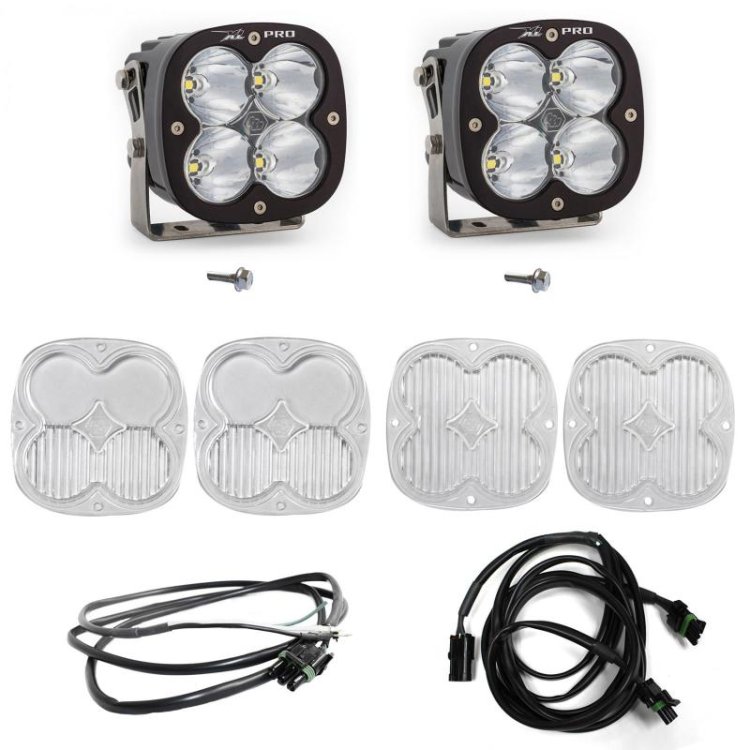 (image for) Baja Designs 2021+ Ford Bronco A Piller Light Kit XL Pro Spot w/Upfitter