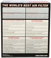 (image for) K&N Filter Universal Clamp-On Filter-Round Tapered 2.75in Flange ID x 6in Base OD x 5in Top OD