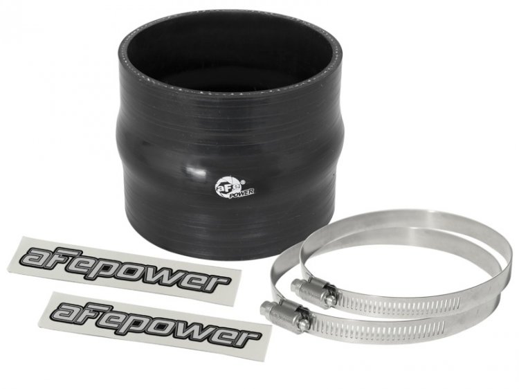 (image for) aFe Magnum FORCE Silicone Replacement Coupling Kit 3.5in ID x 3in Length Straight Coupler w/ Hump