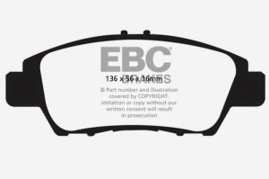 (image for) EBC 10-15 Honda CR-Z Yellowstuff Front Brake Pads