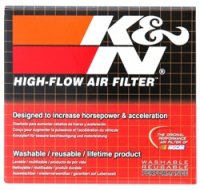 (image for) K&N Universal Air Filter - 2-7/16in Flange x 3-1/2in OD x 4in Height