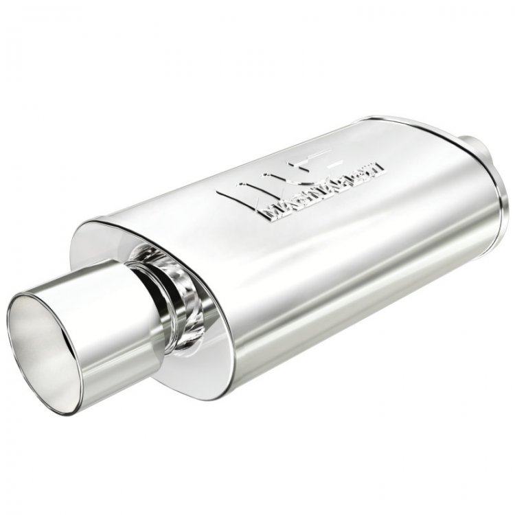 (image for) MagnaFlow Muffler W/Tip Mag SS 14X5X8 2.25/4.