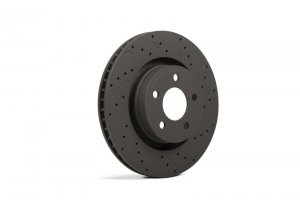 (image for) Hawk Talon 2010 Subaru Impreza WRX Premium Drilled and Slotted Rear Brake Rotor Set