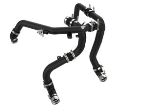 (image for) aFe 21-23 Ford Bronco V6-2.7Ltt BladeRunner Alum Hot & Cold Charge Pipe Kit - Black