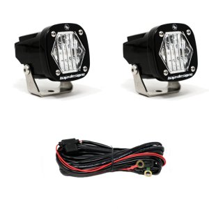 (image for) Baja Designs S1 Wide Cornering LED Light w/ Mounting Bracket Pair