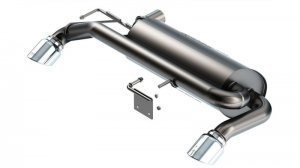 (image for) Borla 21-22 Ford Bronco 2.7L V6 4WD S-Type Axle Back Exhaust w/ Bright Chrome Tips