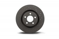 (image for) Hawk Talon 2009 Subaru Forester Drilled and Slotted Front Brake Rotor Set