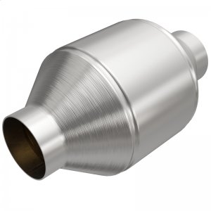 (image for) MagnaFlow Conv Univ 2.5in Inlet/Outlet Center/Center Round 3in Body L x 5in W x 8.75in Overall L