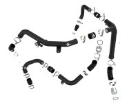 (image for) aFe 21-23 Ford Bronco V6-2.7Ltt BladeRunner Alum Hot & Cold Charge Pipe Kit - Black