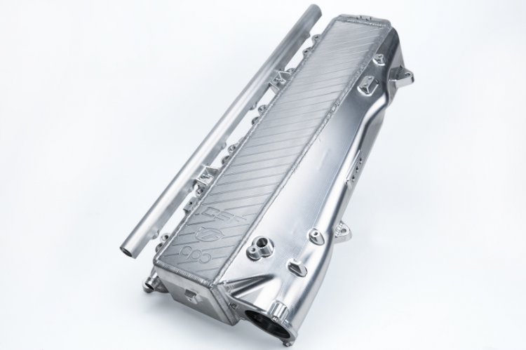 (image for) CSF Toyota A90/A91 Supra/ BMW G-Series B58 Charge-Air Cooler Manifold- Machined Billet Aluminum