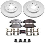 (image for) Power Stop 08-20 Cadillac Escalade Front Z36 Coated Truck & Tow Brake Kit