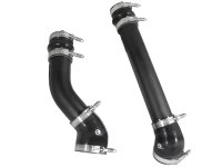 (image for) aFe Bladerunner 3 inch Black Intercooler Hot and Cold Side Tubes Dodge Diesel Trucks 94-02 L6-5.9