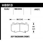 (image for) Hawk 18-19 Jeep Grand Cherokee Trackhawk DTC-60 Front Brake Pads