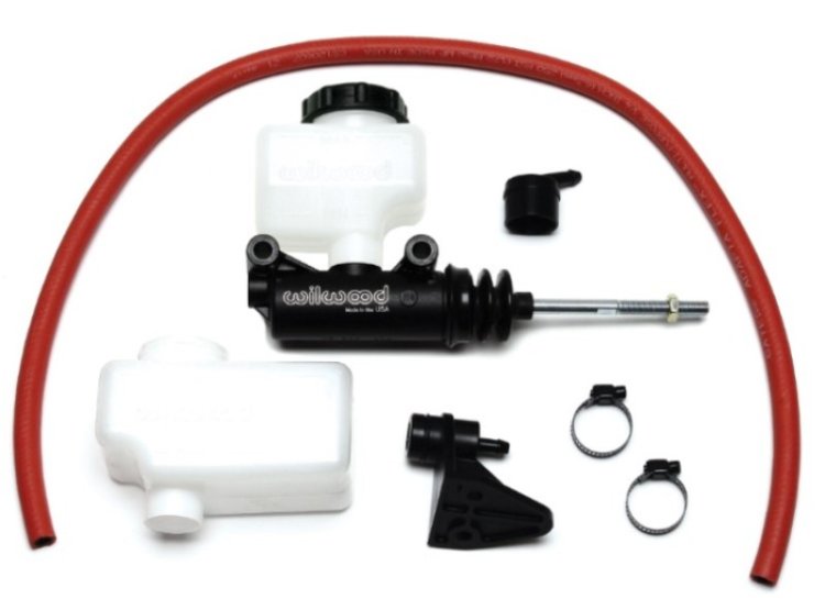 (image for) Wilwood Short Remote Side Mount M/C Kit 7/8in Bore 3/8in-24 Banjo Outlet