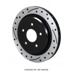 (image for) Wilwood Rotor-Rear-SRP-C5/C6 Vette-RH-BLK 12.00 x 1.03 - 5 x 4.75in