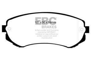 (image for) EBC 89-94 Nissan Skyline (R32) 1.8 Redstuff Front Brake Pads