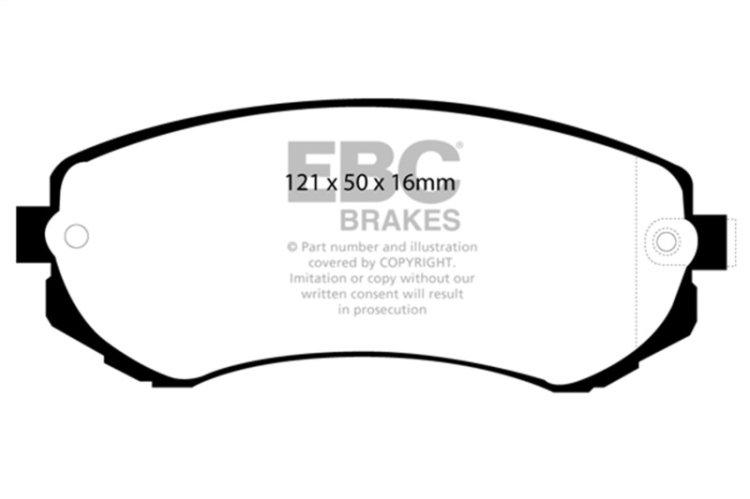 (image for) EBC 89-94 Nissan Skyline (R32) 1.8 Redstuff Front Brake Pads