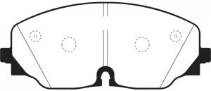 (image for) EBC 17+ Volkswagen Atlas 2.0L Turbo Ultimax Front Brake Pads
