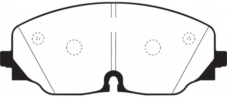 (image for) EBC 17+ Volkswagen Atlas 2.0L Turbo Ultimax Front Brake Pads