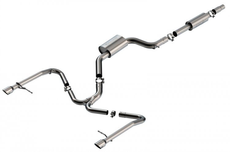 (image for) Borla 19-21 VW GLI 2.0L S-Type 3.5in x 5.5in Tip Cat-Back Exhaust