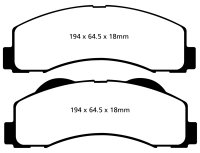 (image for) EBC 15+ Ford Expedition 3.5 Twin Turbo 2WD Greenstuff Front Brake Pads