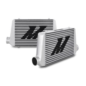 (image for) Mishimoto Universal Silver G Line Bar & Plate Intercooler Overall Size: 24.5x11.75x3 Core Size: 17.5