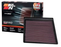 (image for) K&N 2015 Jaguar F-Pace V6-3.0L F/I Left Side Replacement Drop In Air Filter