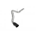 (image for) aFe Large-Bore HD 5in 409SS DPF-Back Exhaust System w/Black Tip 19-20 Ram Diesel Trucks L6-6.7L (td)