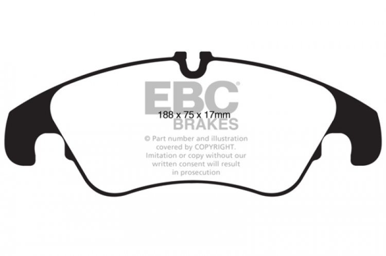 (image for) EBC 11 Audi A6 2.0 Turbo Yellowstuff Front Brake Pads