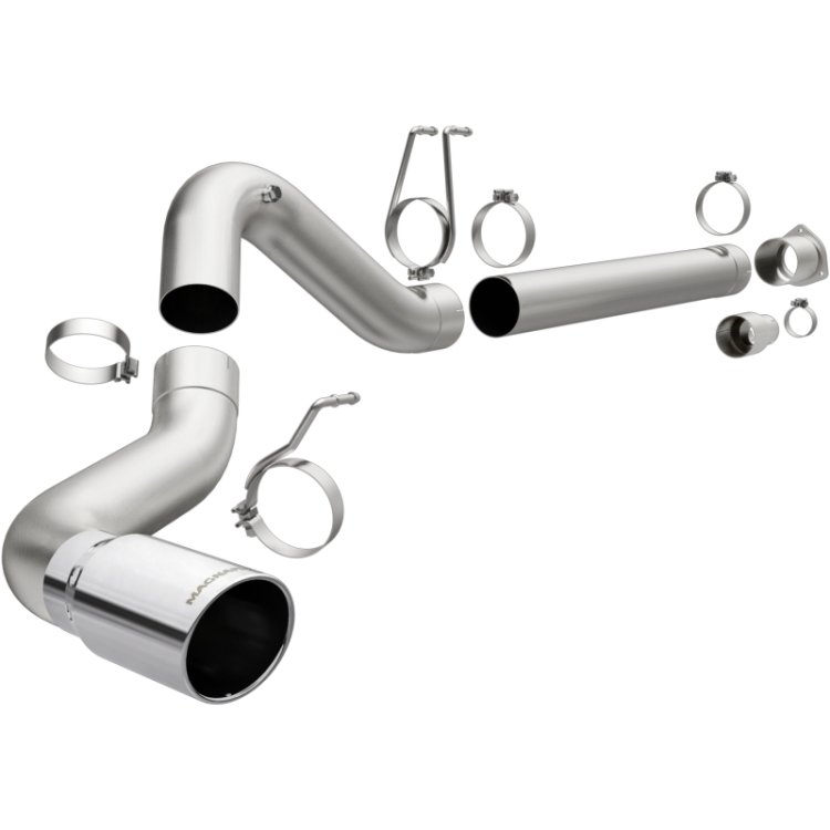 (image for) MagnaFlow 08-17 Ford F-250/F-350/F-450 6.4L/6.7L DPF-Back SS 5in Single Passenger Side Rear Exit