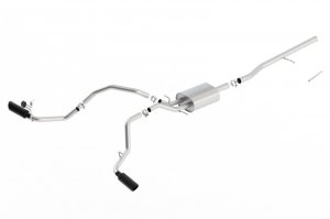 (image for) Borla 14-16 Chevrolet Silverado 1500 5.3L ATAK Catback Exhaust w/ Black Chrome Tips