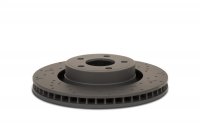 (image for) Hawk Talon 2010 Subaru Impreza WRX Premium Drilled and Slotted Rear Brake Rotor Set