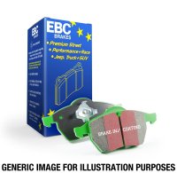 (image for) EBC 15-17 Subaru Outback / Legacy Greenstuff 2000 Series Sport Rear Brake Pads