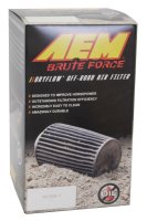 (image for) AEM Dryflow Conical Air Filter 2.75in Flange ID / 6in Base OD / 5.125in Top OD / 9.125in Height