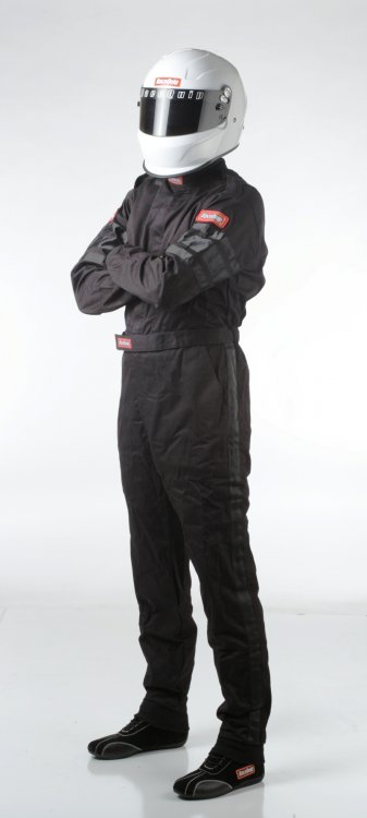 (image for) RaceQuip Black SFI-1 1-L Suit - Small