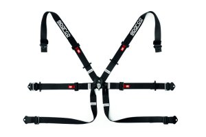 (image for) Sparco BELT 6 PNT 2in FORMULA BLK