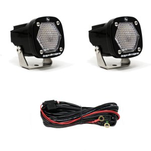 (image for) Baja Designs S1 Work/Scene LED Light w/ Mounting Bracket Pair