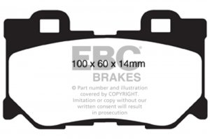 (image for) EBC 08-15 Infiniti G37 3.7 Bluestuff Rear Brake Pads