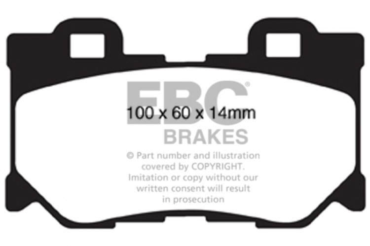 (image for) EBC 08-15 Infiniti G37 3.7 Bluestuff Rear Brake Pads