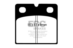 (image for) EBC 04-12 Aston Martin DB9 Parking Brake Ultimax2 Rear Brake Pads