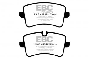 (image for) EBC 11 Audi A6 2.0 Turbo Redstuff Rear Brake Pads
