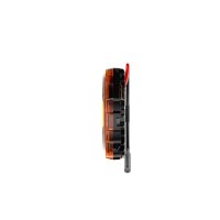 (image for) KC HiLiTES Cyclone V2 2.2in. LED Accessory Light 5w Flood Beam (Single) - Amber Lens