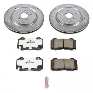(image for) Power Stop 09-15 Cadillac CTS Rear Z26 Street Warrior Brake Kit