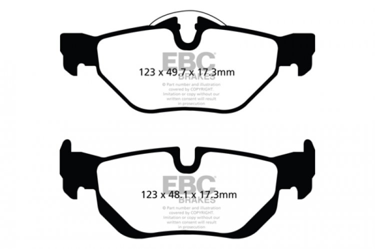 (image for) EBC 13+ BMW X1 2.0 Turbo (28i) Redstuff Rear Brake Pads