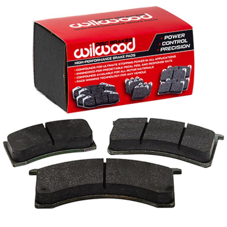 (image for) Wilwood 6812-45 DPS 500 THK 3 Hole Axle Set - High-Temperature Racing Pads
