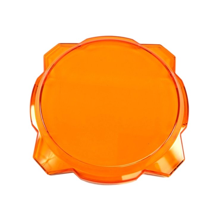 (image for) KC HiLiTES 6in. Hard Shield/Cover for Gravity Pro6 LED Lights (Single) - Amber