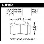 (image for) Hawk 10-11 Chevy Camaro SS DTC-60 Race Rear Brake Pads