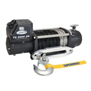 (image for) Superwinch 9500 LBS 12V DC 3/8in x 80ft Synthetic Rope Tiger Shark 9500 Winch