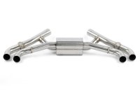 (image for) Dinan 20-26 BMW X5 M/X6 M (F95/F96) Valved Axleback Exhaust System - Black Tips